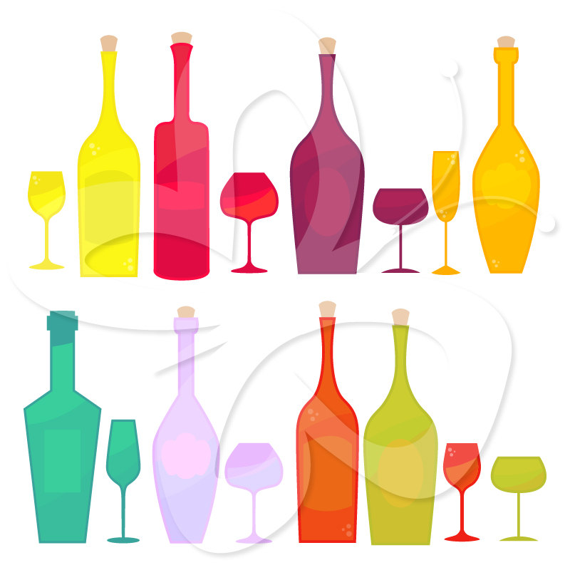 Wine Bottle Clipart Free Download On Clipartmag