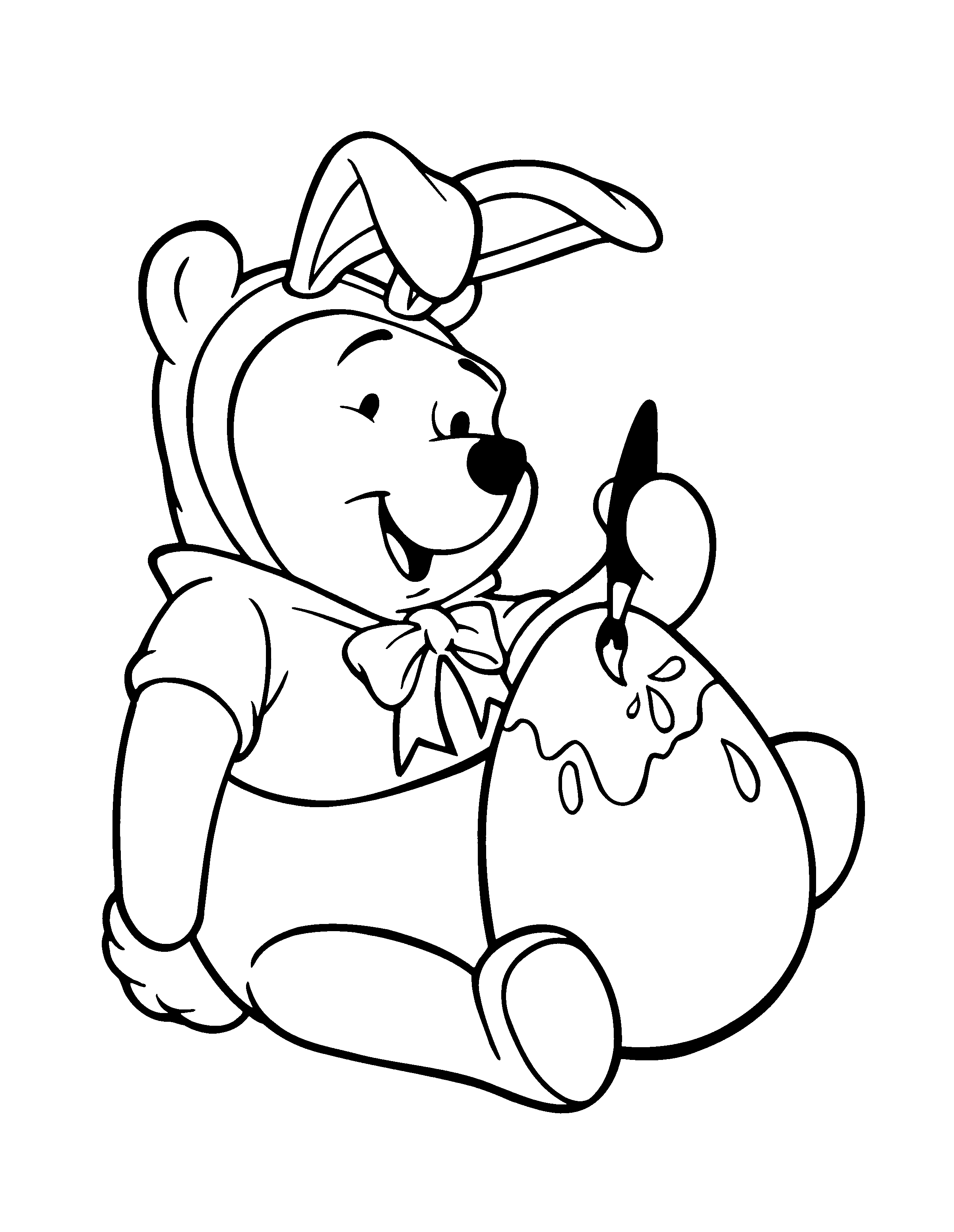 Winnie The Pooh Coloring Pages Free download on ClipArtMag