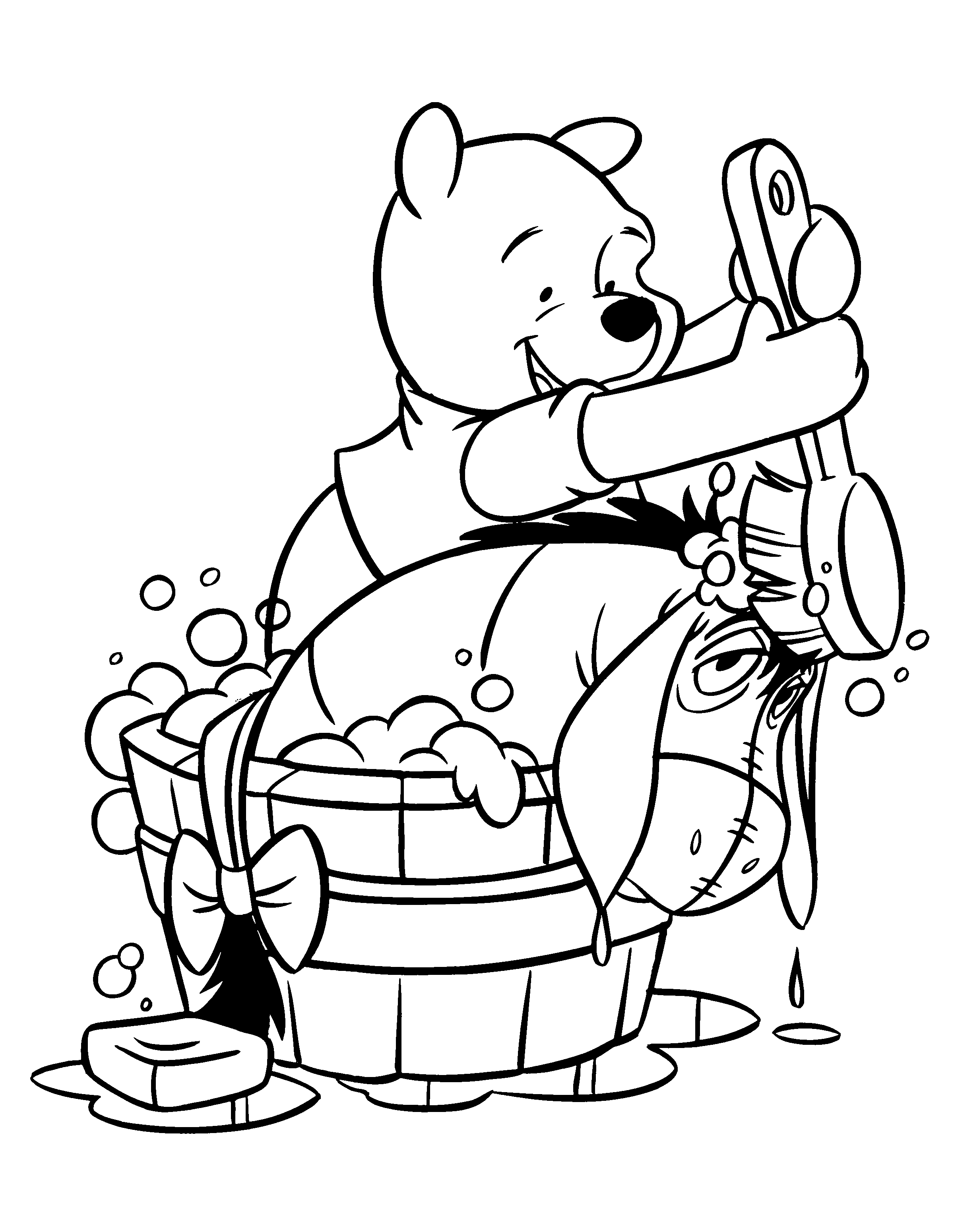 Winnie The Pooh Coloring Pages Free Download On ClipArtMag