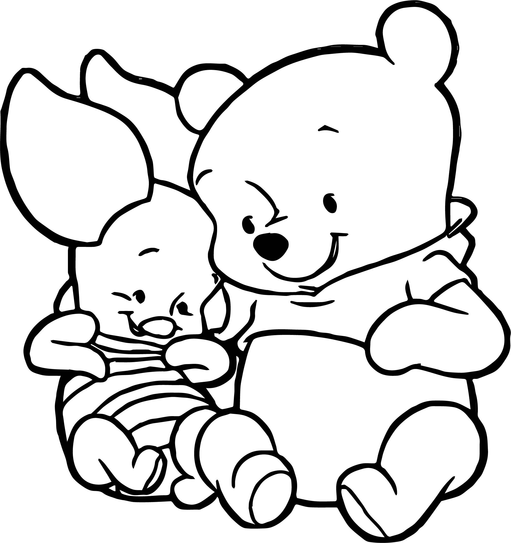 Colorear Winnie Pooh En Linea Dibujos De Winnie Pooh Bebe Para