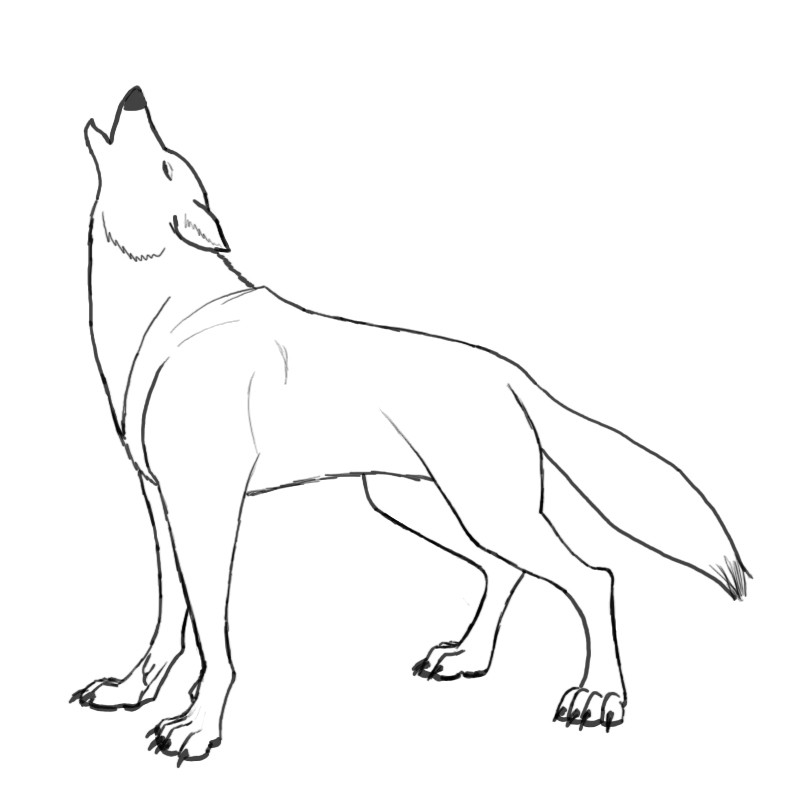 Wolf Coloring Pages | Free download on ClipArtMag