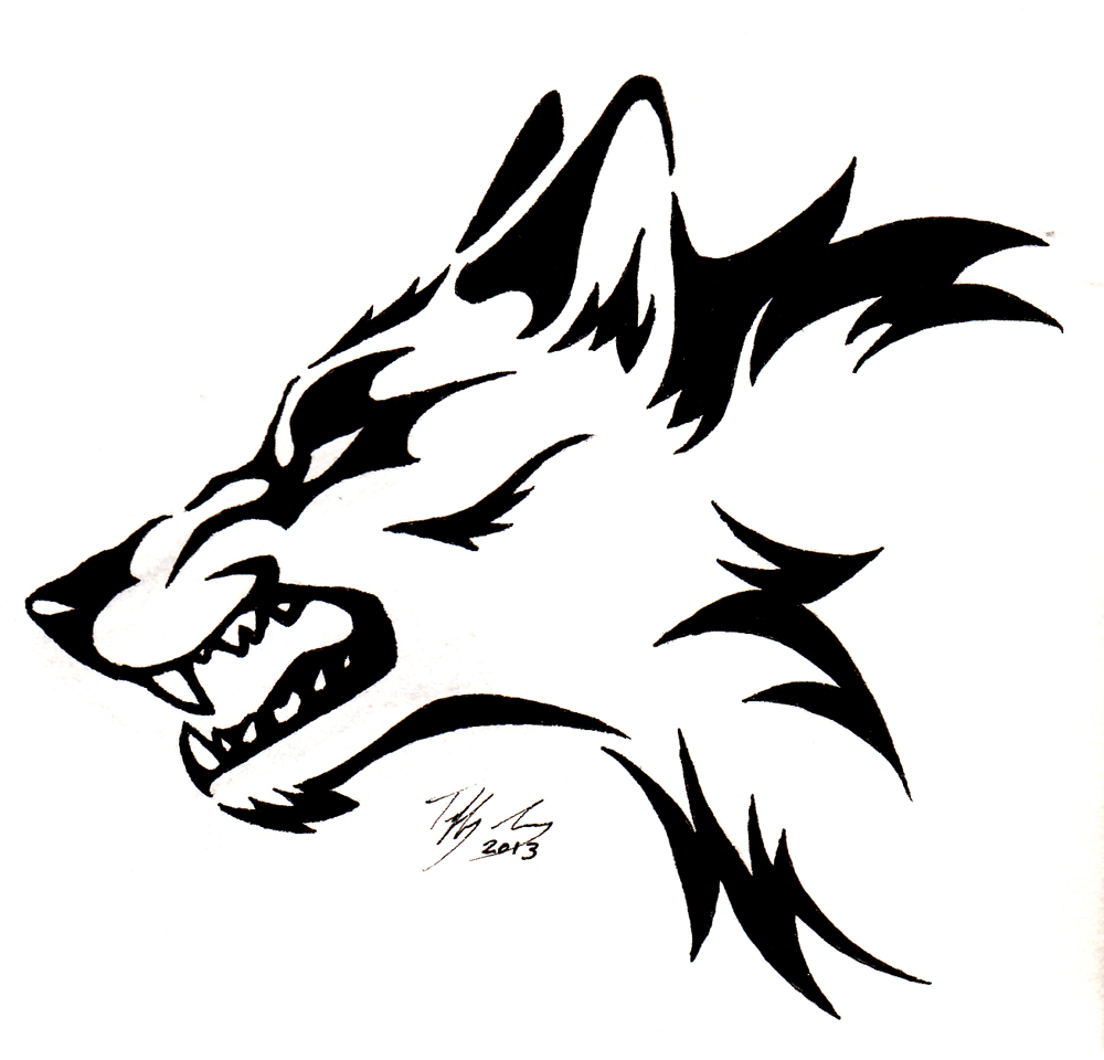 Wolf Face Clipart | Free download on ClipArtMag