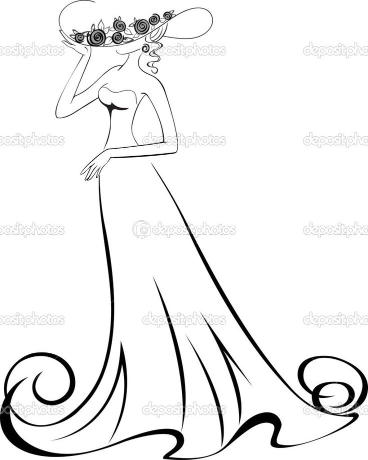 Woman Clipart Black And White | Free download on ClipArtMag