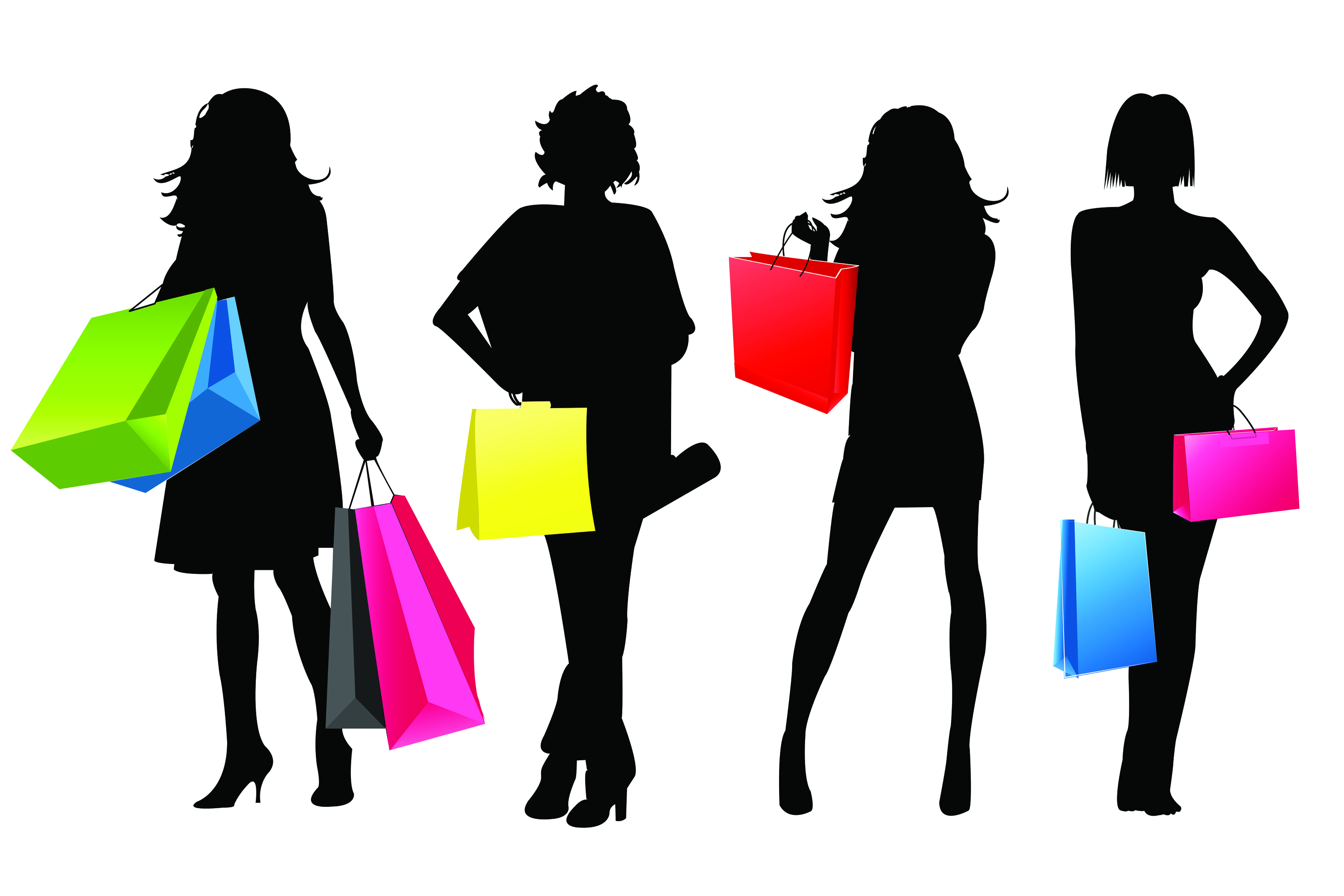 Woman Shopping Clipart | Free download on ClipArtMag