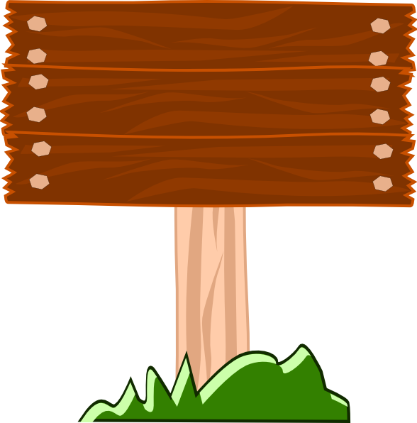 Wood Sign Clipart | Free download on ClipArtMag