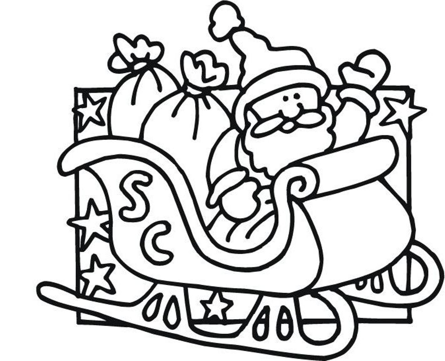 Xmas Coloring Pages | Free download on ClipArtMag