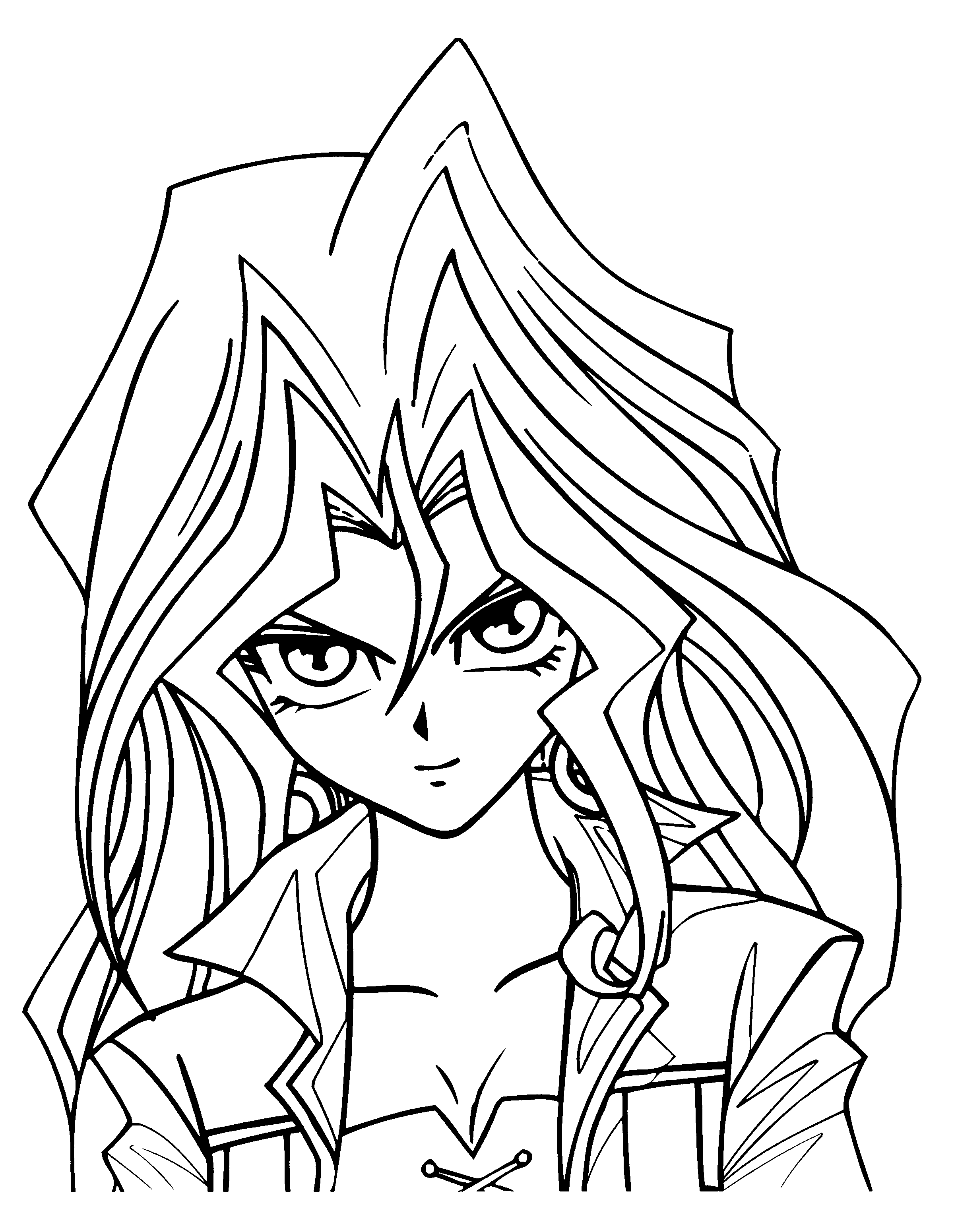 Yugioh Coloring Pages   Free download on ClipArtMag