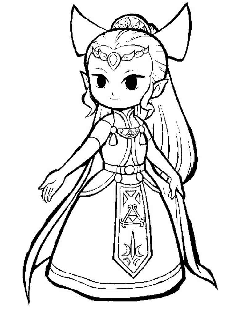 Zelda Coloring Pages Free download on ClipArtMag