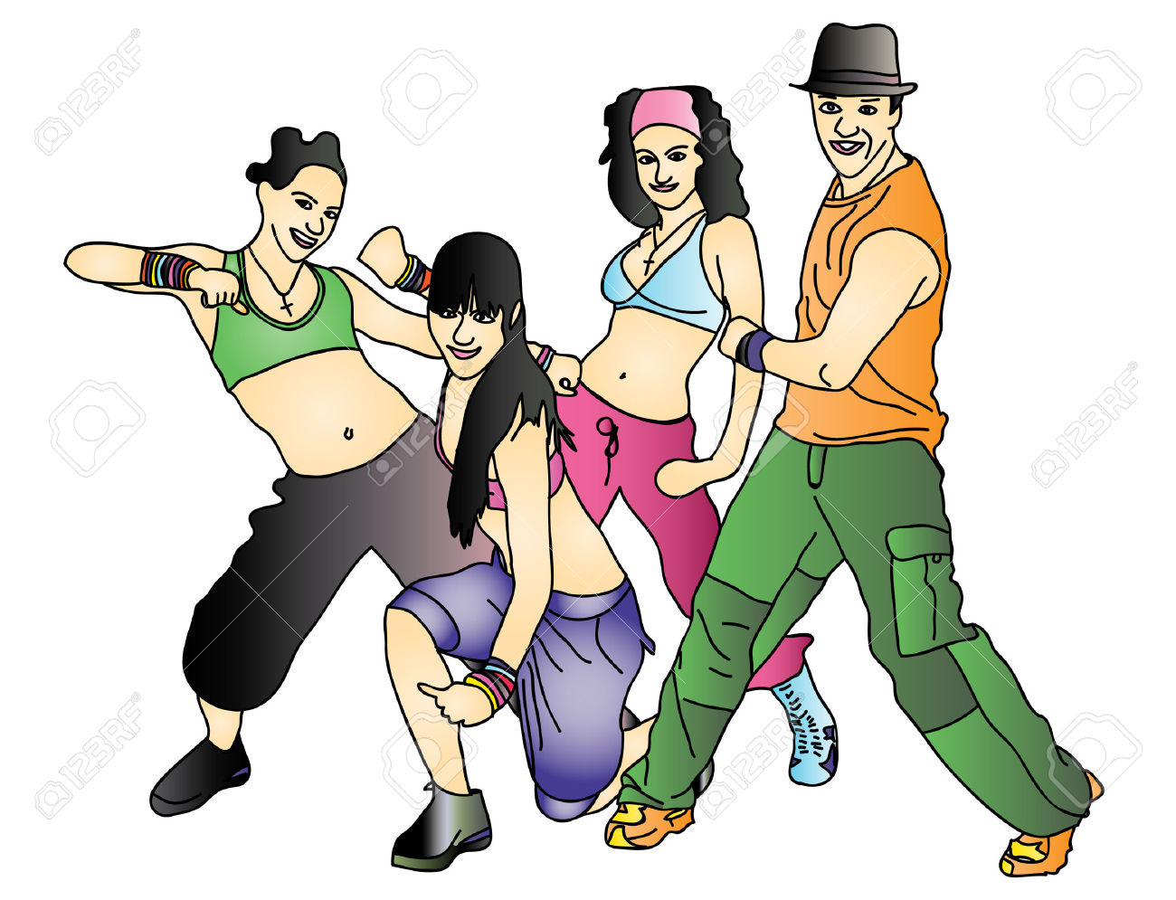 Zumba Dancer Clipart Free download on ClipArtMag