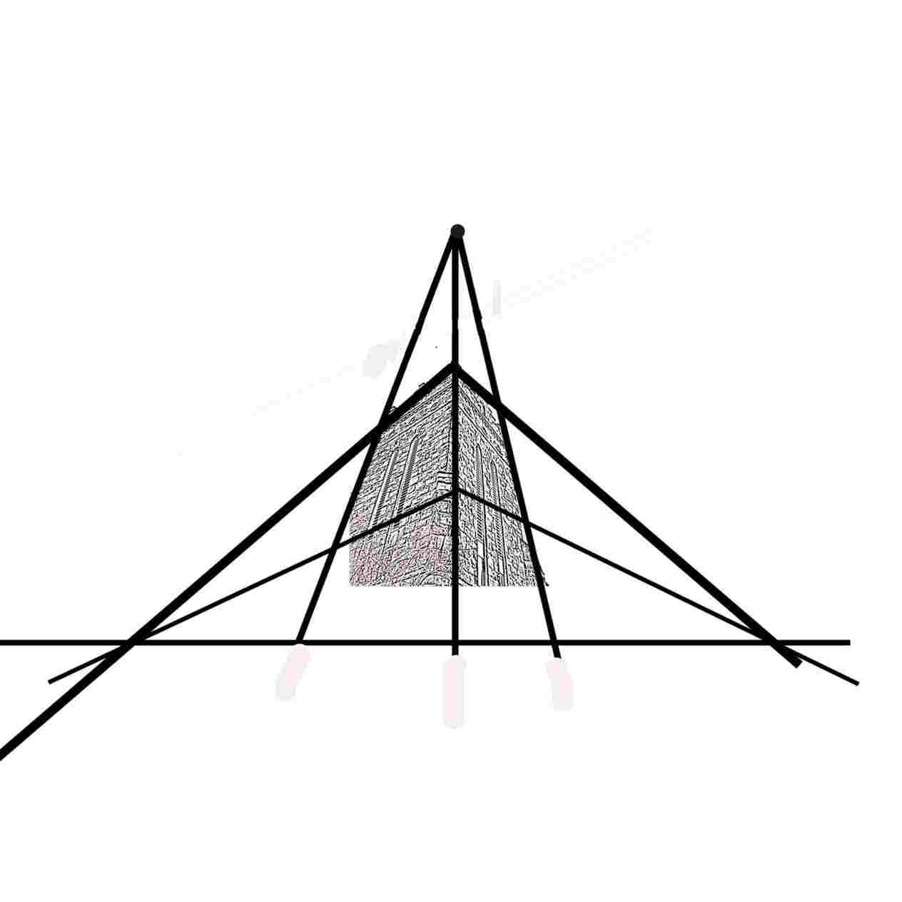 1264x1264 Simple Point Perspective Drawing Drawing Fine Art