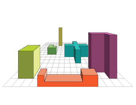 450x348 Drawing Forms On A Grid Plan In One Point Perspective