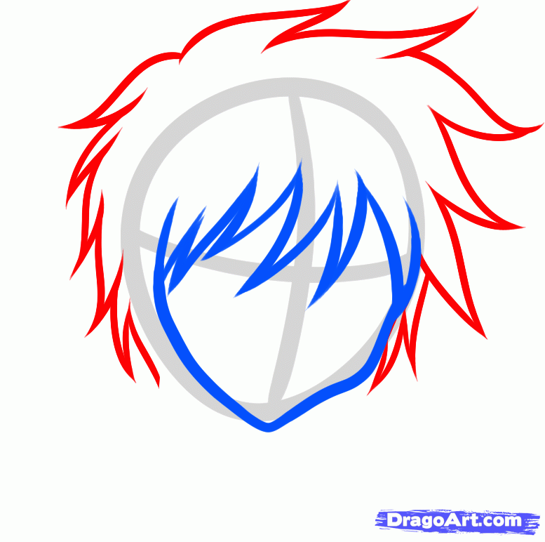 777x772 How To Draw An Anime Boy For Kids, Step
