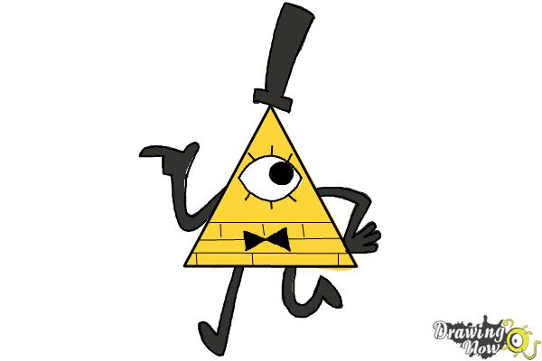 600x400 How To Draw Bill Cipher From Gravity Falls