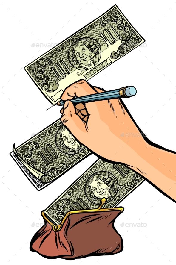 590x885 Counterfeiter Draws Money Dollars Money Falls