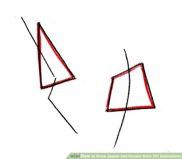 640x559 How To Draw Jasper And Horace From Dalmations Steps