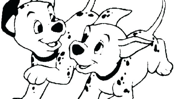 585x329 Dalmatians Colouring Pictures Dalmatian Dog Pages In Coloring