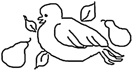 432x228 Partridge In A Pear Tree