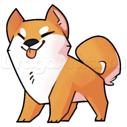 512x512 How To Draw A Shiba Inu Step Art Ideas In Shiba, Shiba