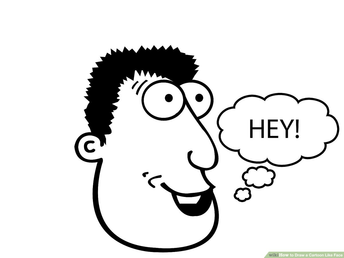 1200x900 How To Draw A Cartoon Like Face Steps