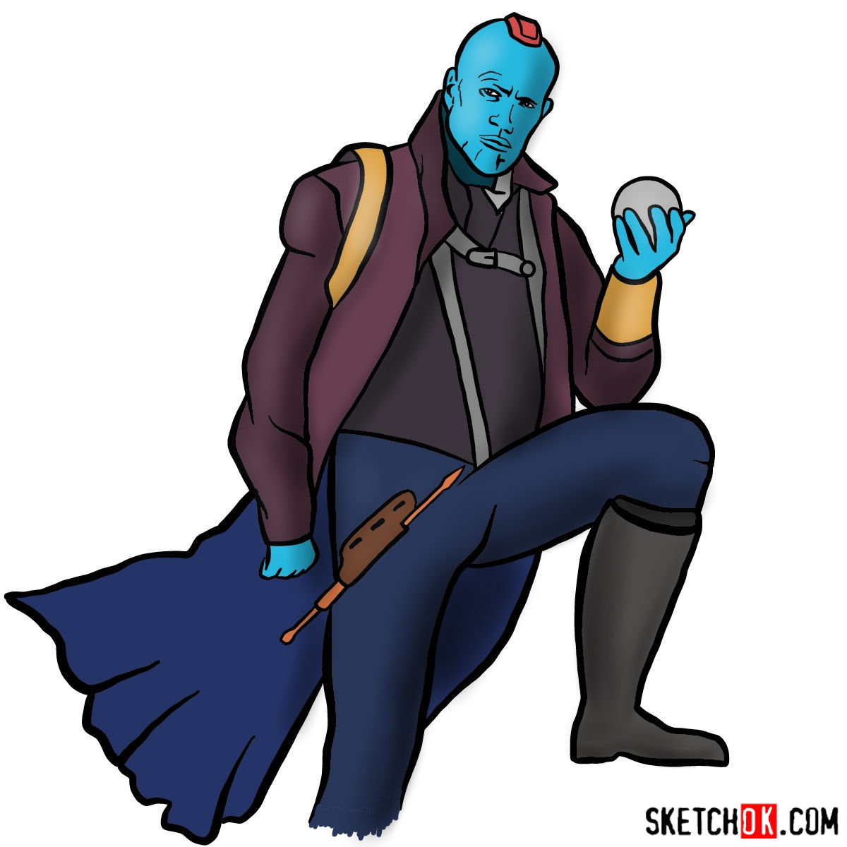 1200x1200 How To Draw Yondu Udonta