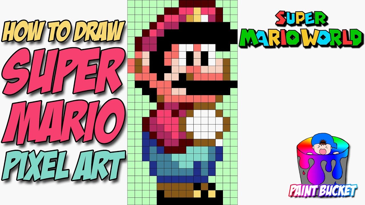 1280x720 how to draw super mario from super mario world