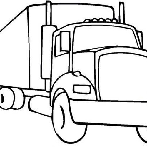 18 Wheeler Drawing | Free download on ClipArtMag