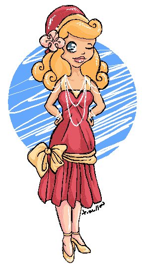 286x540 Flappers Drawing Flapper Girl Transparent Png Clipart Free