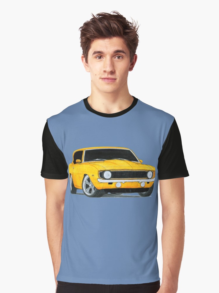 750x1000 Chevrolet Camaro Ss Drawing Graphic T Shirt