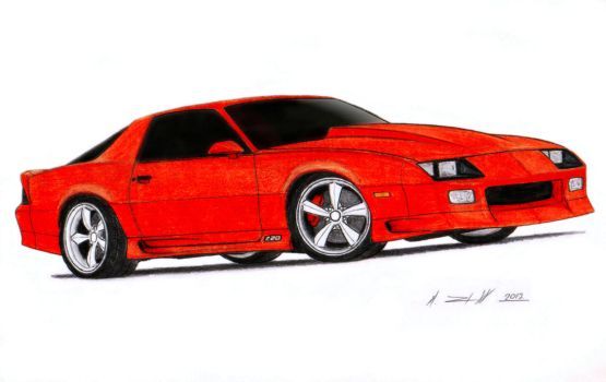 555x350 chevrolet camaro iroc z drawing