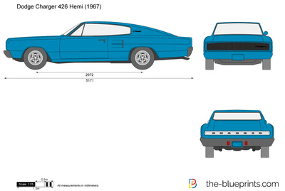 400x269 Dodge Charger Hemi Vector Drawing