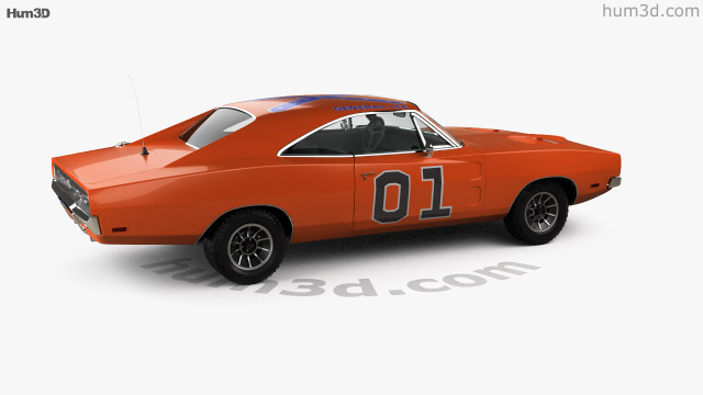 640x360 Dodge Charger General Lee Model
