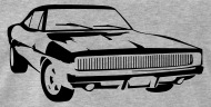 190x96 Dodge Charger Men's T Shirt Spreadshirt