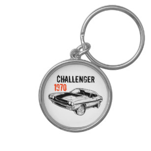 307x307 Dodge Challenger Key Rings Keychains Zazzle Uk