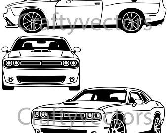 1970 Dodge Challenger Drawing | Free download on ClipArtMag