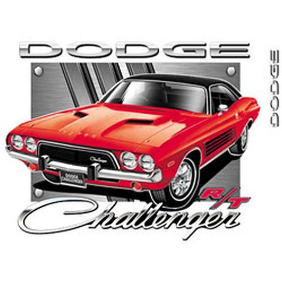 570x570 Vintage Red Dodge Challenger Licensed Car T Shirt Unisex T Shirt