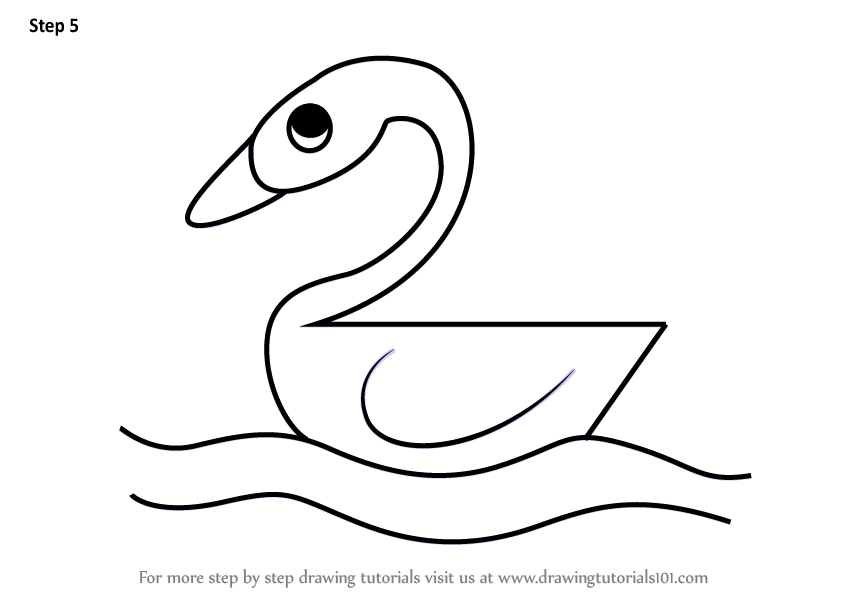 848x602 Learn How To Draw A Duck Using Number