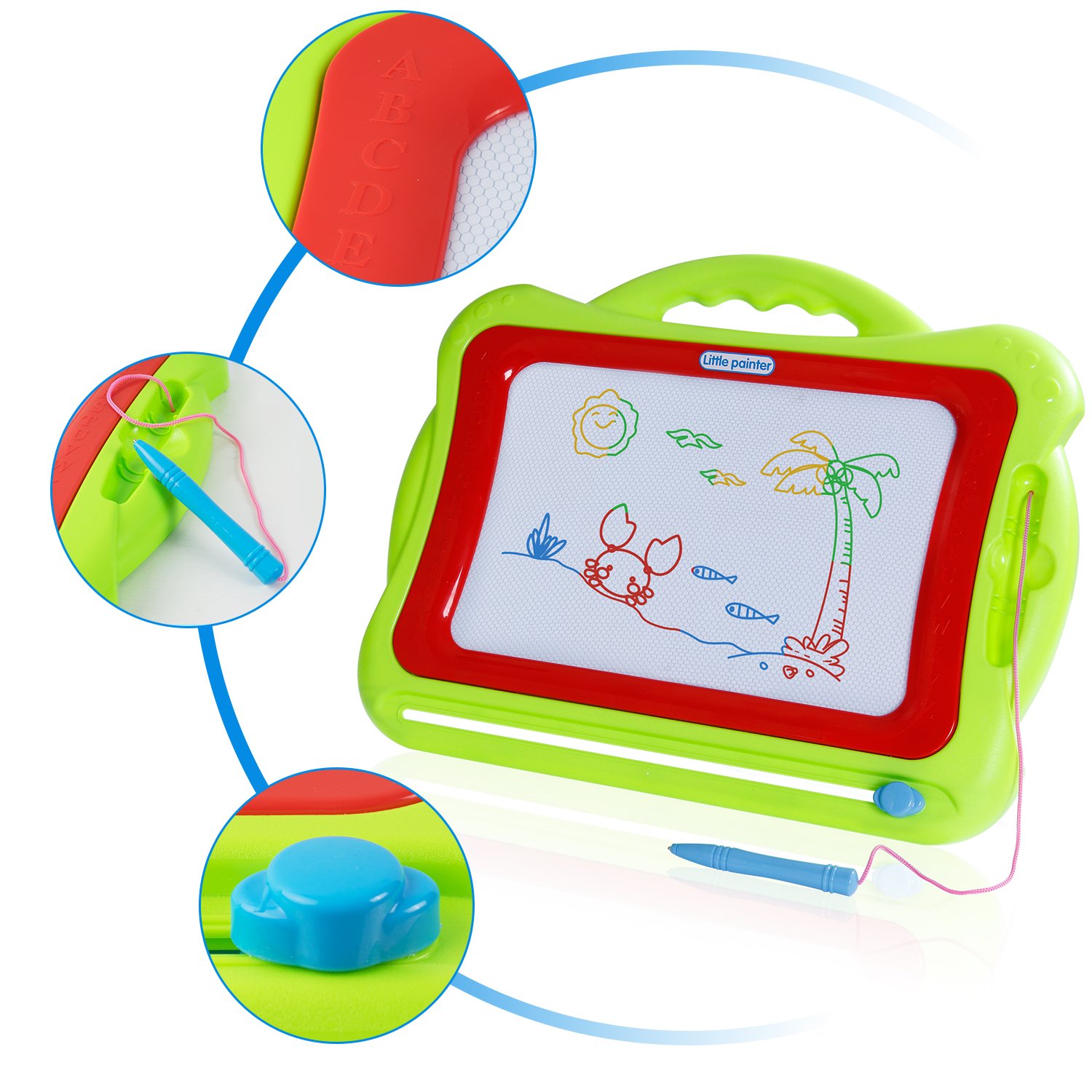 1500x1500 Large Magnetic Drawing Board, Erasable Non