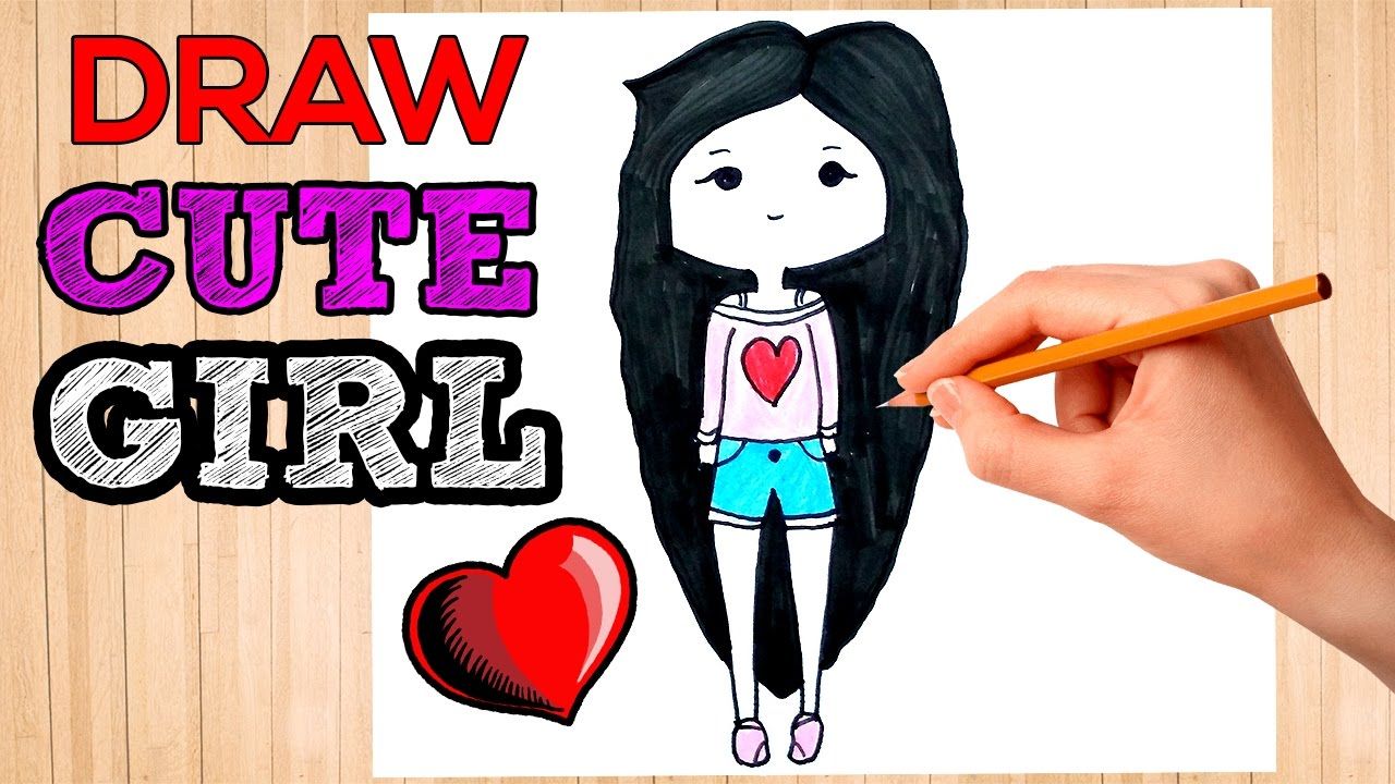 1280x720 Draw A Cute Girl In Minute Art
