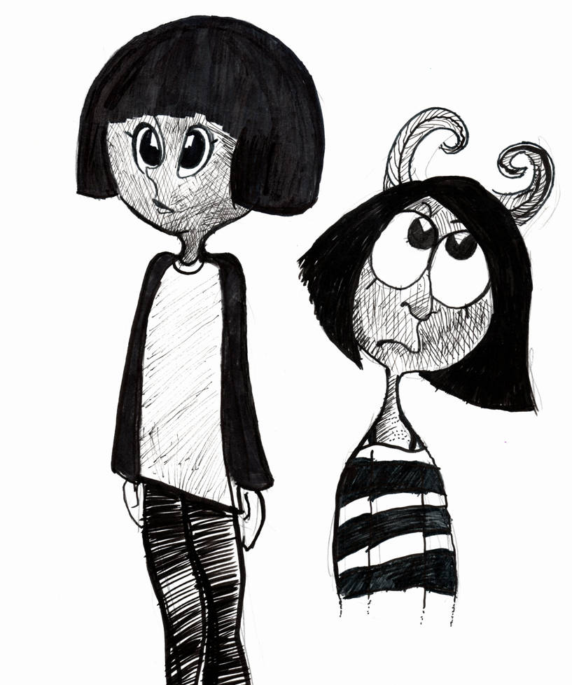 817x978 Pen Drawing Of Girls