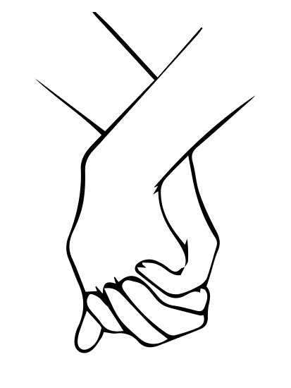 413x550 Holding Hands Posters