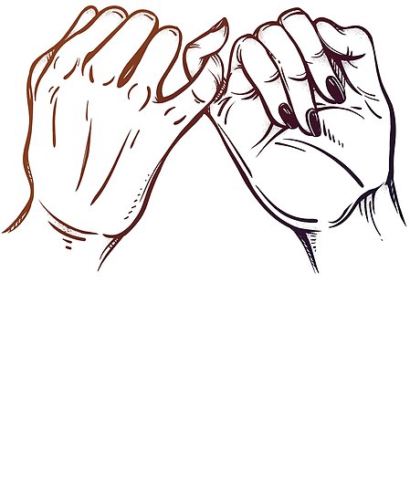449x550 pinky promise hands shaking their pinkie fingers in a promise