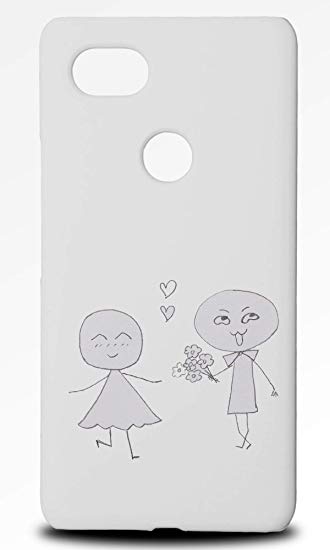 330x550 Cute Couple Sketch Art Drawing Hard Phone Case Cover