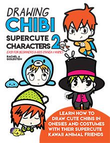 220x287 Drawing Supercute Chibis In Costumes Blueprint Drawings