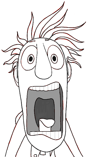 355x633 How To Draw Flint Lockwood From Cloudy With A Chance Of Meatballs