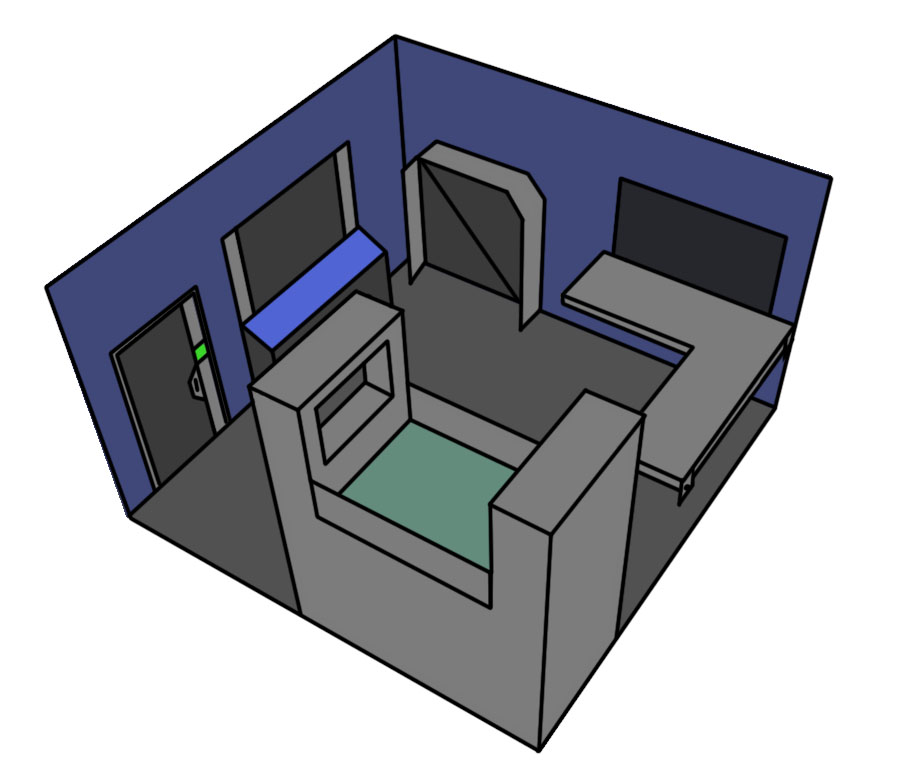 897x769 Brandon Jackson's Portfolio Perspective Drawing