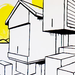 250x250 Two Point Perspective Wall Painting Attai