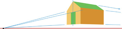 400x98 Draw A House Using Two Point Perspective