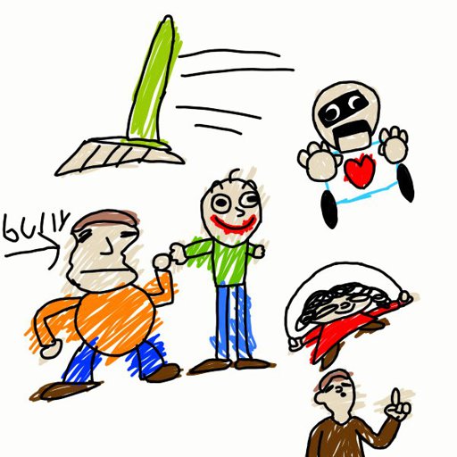 512x512 a baldi drawing except it was drawn