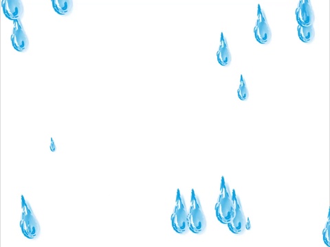 480x360 Raindrops Falling Drawing Animation Footage