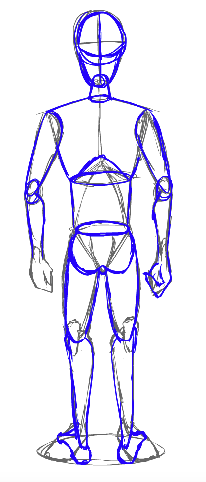 418x979 Animation Character Turn Around